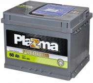 Аккумулятор автомобильный PLAZMA Premium 60Ah 600A 12V «+» справа