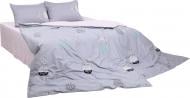 Комплект постельного белья Pineapple 2 серый с рисунком La Nuit