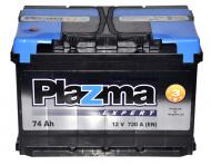 Аккумулятор автомобильный PLAZMA Expert 74Ah 720A 12V «+» слева