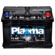 Аккумулятор автомобильный PLAZMA Original 75Ah 540A 12V «+» справа