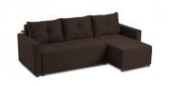 Диван угловой PRAKTICA Sofa Бруно (категория 1) коричневый 2215x1385x750 мм