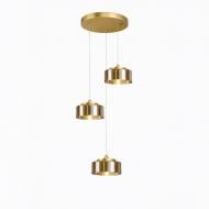 ВИТРИНА! Люстра подвесная LIGHT SET DUSHA MS241-D3 3x12 Вт GX53 золото/янтарь ВИТРИНА! Люстра подвесная LIGHT SET DUSHA MS241-D3 3x12 Вт GX53 золото/янтарь