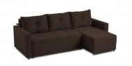 Диван угловой PRAKTICA Sofa Бруно (категория 2) коричневый 2215x1385x750 мм