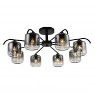 Люстра подвесная ARDERO Orlando 8xE27 античный черный BL1980-1