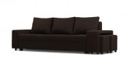 Диван прямой PRAKTICA Sofa Никос (категория 1) коричневый 2480x920x750 мм