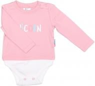 Боди для девочки Colibrі с длинным рукавом UNICORN р.62 коралловый/бежевый CLG004