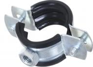 Хомут с резиновой прокладкой з гайкою М8 4 Penorol 108-118 мм " 1 шт. металл Хомут с резиновой прокладкой з гайкою М8 4 Penorol 108-118 мм " 1 шт. металл