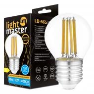 Лампа светодиодная LightMaster LB-665 Filament Deco G45 8 Вт E27 4000 К прозрачная 81045