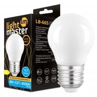 Лампа світлодіодна LightMaster LB-665 Filament Deco G45 8 Вт E14 4000 К матова 81046 Лампа світлодіодна LightMaster LB-665 Filament Deco G45 8 Вт E14 4000 К матова 81046