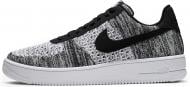 Кроссовки мужские демисезонные Nike AIR FORCE 1 FLYKNIT 2.0 AV3042-001 р.44 черно-серые