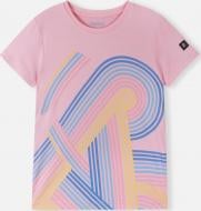 Футболка для девочек Reima Vauhdikas р.128 розовый 5200189A-406A