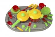 KinderWay Плита с мойкой и посудой 04-409