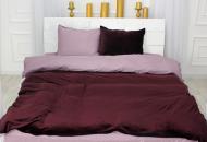 Наволочка велюр Winter Delicate 28-0061 Eucharis 70x70 см бордовый/пудровый MirSon