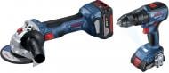 Набор инструментов Bosch Professional GWS 180-LI + GSB 18V-50 0615990M8S