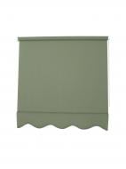 Ролета стандарт з воланом льон 140x160 см сіра