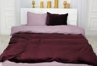 Наволочка велюр Winter Delicate 28-0061 Eucharis 50x50 см бордовий/пудровий MirSon