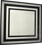 Картина на дзеркалі X10 GLITTER SQUARE BLACK №3308 94x94 см SEAPS