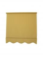 Ролета стандарт з воланом льон 160x160 см кавова