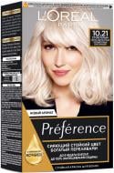 Крем-фарба для волосся L'Oreal Paris Preference 10.21 Стокгольм. Світло-русявий перламутровий 174 мл