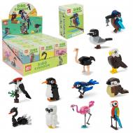 Фигурка-конструктор Shantou Bird kindom, 49-54 дет. 12шт в дисплей боксе 88043