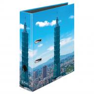 Папка-регистратор А4 8см Skyscrapers Taipei 50044405 Herlitz