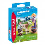 Конструктор Playmobil Дети с теленком 70155 6336512