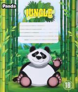 Тетрадь школьная 18 листов в клетку Panda