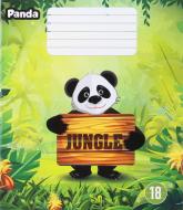Тетрадь школьная 18 листов в линию Panda