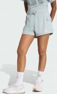 Шорты Adidas W SL FT SHO WOSA/WHITE KC5253 р. XS зеленый