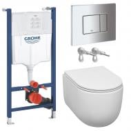 Комплект инсталляции Grohe SOLIDO, унитаз RAN TORNADO, клавиша Skate Cosmopolitan хром