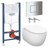 Комплект инсталляции Grohe SOLIDO, унитаз PC EGOIST Rimless, клавиша Skate Cosmopolitan хром