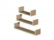 Набор полок DC Ruby 700x120 мм дуб сонома