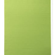 Ролета мини Декорія Лен с фиксацией на струну 54x120 см Зеленый горошек