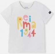 Футболка унисекс Reima Kesatee р.152 белая 5200390A-011A