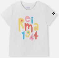 Футболка унисекс Reima Kesatee р.158 белая 5200390A-011A