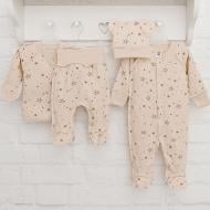 Комплект для новонароджених Blanka Зірочки бежевий р.56-62 110813