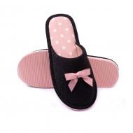 Тапки домашние Twins HS-OZ люрекс р. 36/37 черный