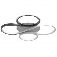 Люстра світлодіодна NEW ARTIER DESHAN 2700-6500К 84 Вт білий/чорний