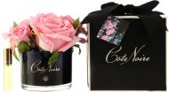 Роза ароматическая Cote Noire Пинк в черной упаковке 5 шт.