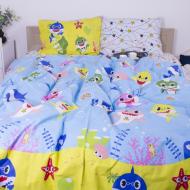Комплект постельного белья Бязь 17-0522 Sharks are fun 143х210 см мультиколор MirSon
