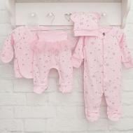 Комплект для новонароджених Blanka Зірочки рожевий р.50-56 110814