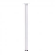 Мебельная ножка Larvij квадратная белая 25x25x600 мм L61S60WH25