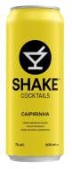 Слабоалкогольный напиток Shake Caipirinha сильногазированный 0,5 л