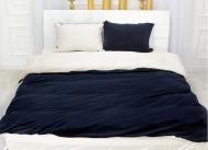 Наволочка велюр Winter Delicate 28-0075 Bucaneve 40x60 см синий/молочный MirSon