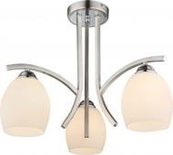 Люстра потолочная Globo Till 3x60 Вт E27 матовый никель 60214-3