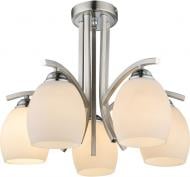 Люстра стельова Globo Till 5x60 Вт E27 матовий нікель 60214-5