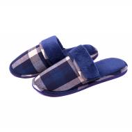 Тапки домашние Twins HS-OZ клетка р. 40/41 синий
