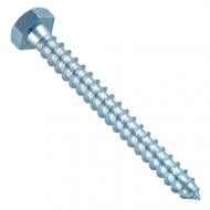 Винт для дерева шестигранная головка snapt ЦБ 8x160 мм 110 шт. белый