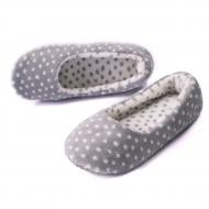 Тапки домашние Twins флис ЧФ-2018Ц1 р. 38/39 серый с рисунком