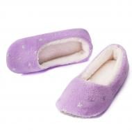 Тапки домашние Twins флис ЧФ-2018Ц2 р. 40 фиолетовый с рисунком